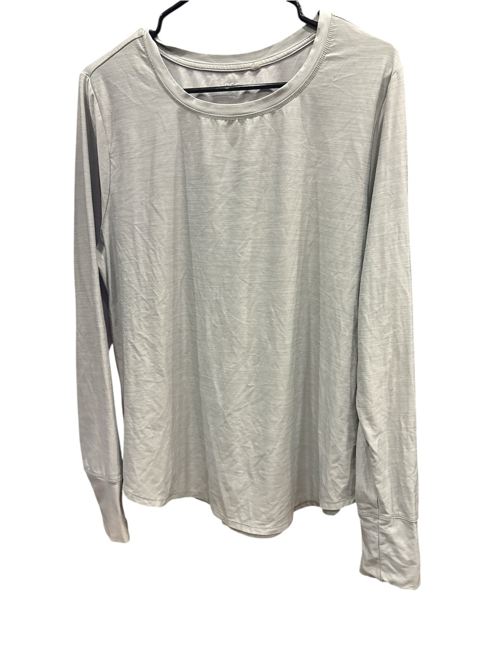 Women’s Long Sleeve Crewneck Shirt - Light Gray